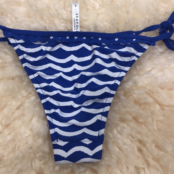 SEAFOLLY TidalWave bikini bottoms size 6 - Picture 8 of 16